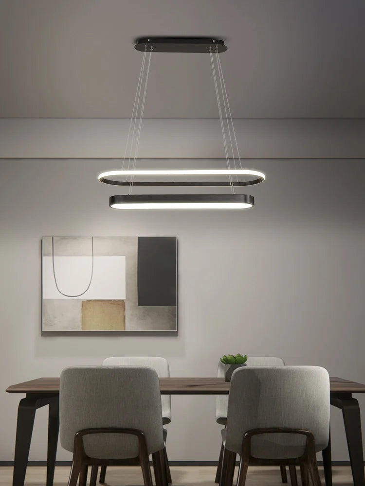 suspension à led nordique pour décoration intérieure moderne - vue 4 sur 11