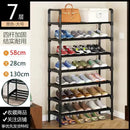 étagère à chaussures en métal design peu encombrante pour rangement pratique