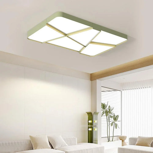 Modern Creative Splicing LED Chandeliers, Used For Bedroom Learning, Living, Dining, Indoor Lighting, Dimmable Home Decoration - vue 4 sur 12