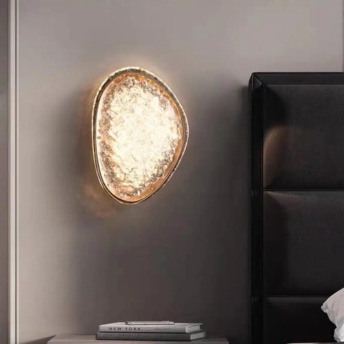 applique murale en cristal de luxe avec lumière led - vue 5 sur 9