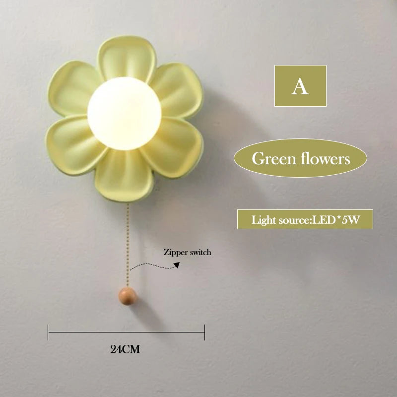 applique murale fleurs pour chambre de princesse moderne - vue 10 sur 14