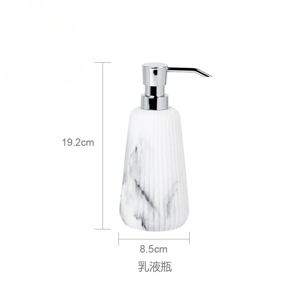 accessoires de salle de bain en grès pour rangement et décoration - vue 15 sur 24