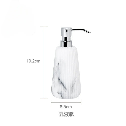 accessoires de salle de bain en grès pour rangement et décoration - vue 16 sur 24