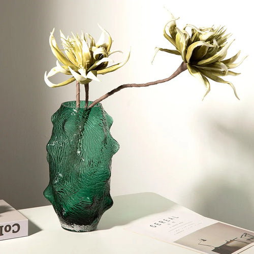 vase en verre concombre de mer pour terrarium décoratif - vue 3 sur 10