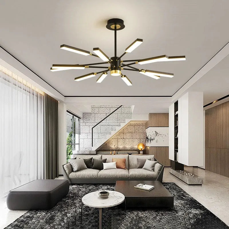 lustre moderne à suspension pour décoration intérieure et éclairage nordique - vue 3 sur 10
