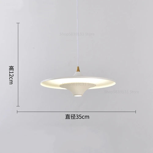 suspension led modernes simples et créatives nordiques - vue 13 sur 14