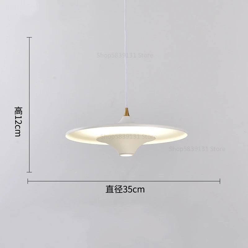suspension led modernes simples et créatives nordiques - vue 12 sur 14