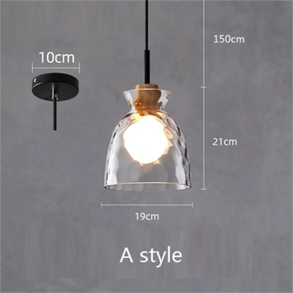 suspension en verre moderne pour décoration intérieure élégante - vue 3 sur 9