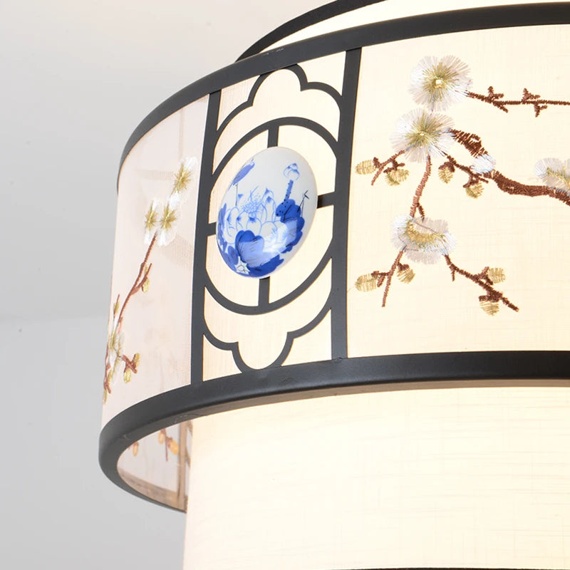 lustre rétro créatif pour éclairage intérieur de restaurant - vue 5 sur 9