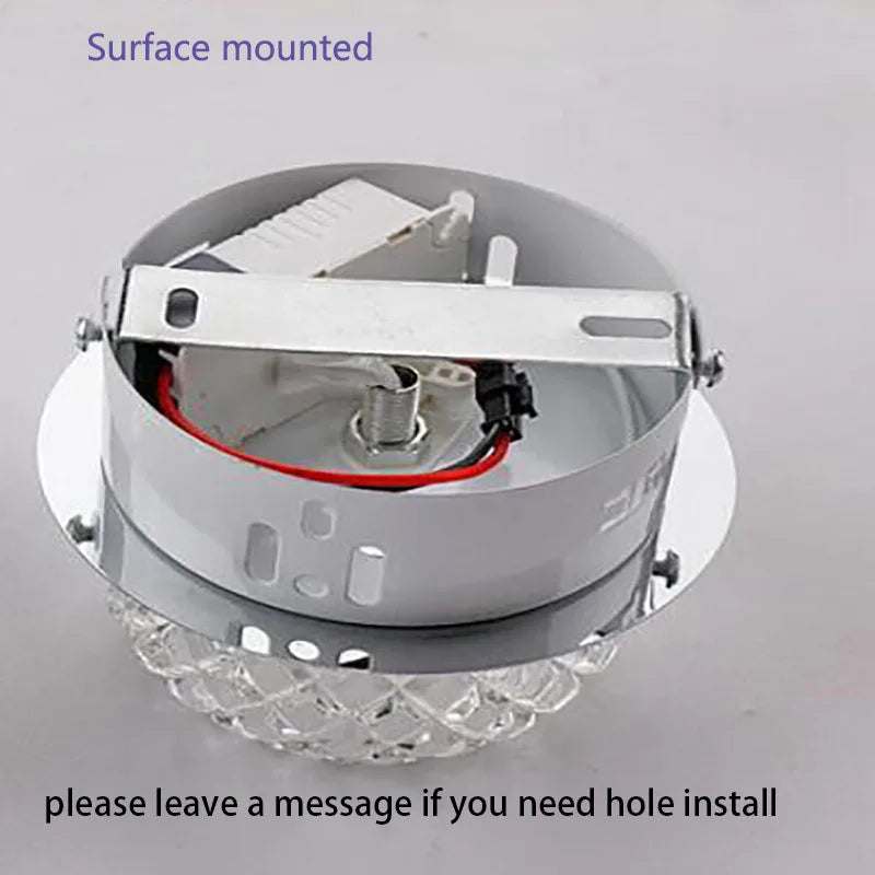 plafonnier en cristal led design moderne pour intérieur élégant - vue 6 sur 10