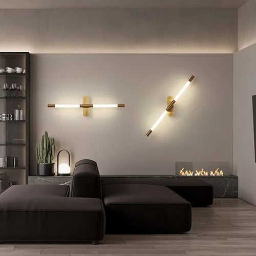 Applique murale LED longue ligne au design nordique moderne - vue 4 sur 8