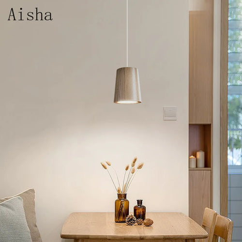 suspension en bois de frêne pour décoration moderne et chaleureuse - vue 3 sur 8