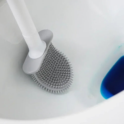 brosse en silicone avec manche flexible et support de séchage rapide - vue 2 sur 8