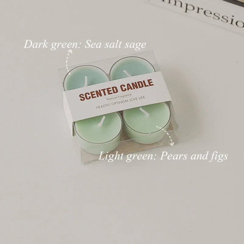 lot de 4 bougies parfumées en cire de soja pour décorations et événements - vue 9 sur 12