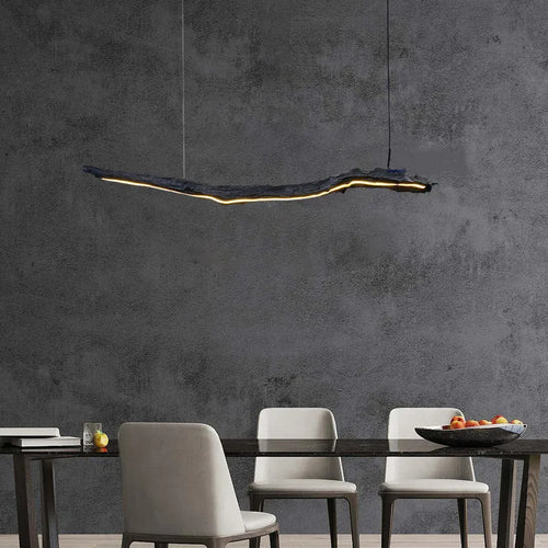 lustre wabi-sabi nordique led pour restaurant et café - vue 4 sur 8