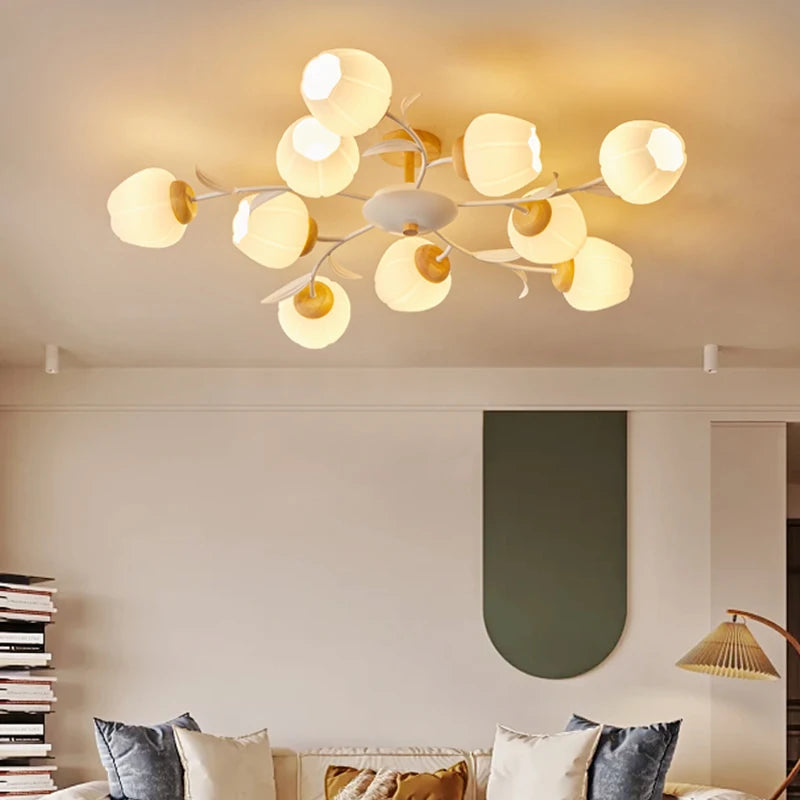 plafonnier moderne avec télécommande pour un intérieur élégant - vue 5 sur 10