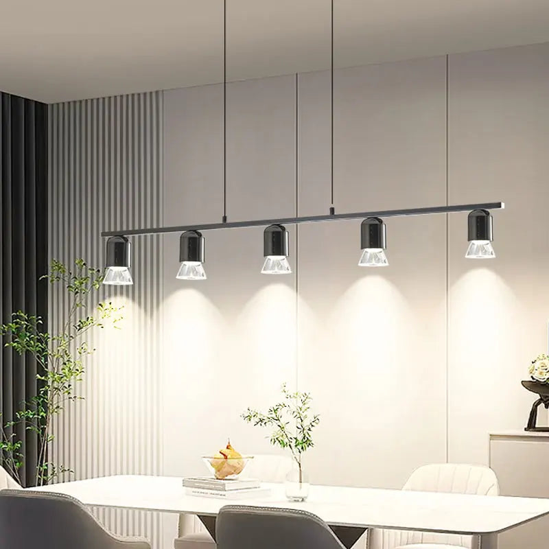 suspension led au design moderne et épuré pour intérieur original - vue 3 sur 10