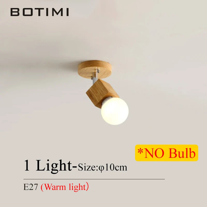 botimi triple applique miroir bois base nordique ajuster hôtel lumières murale