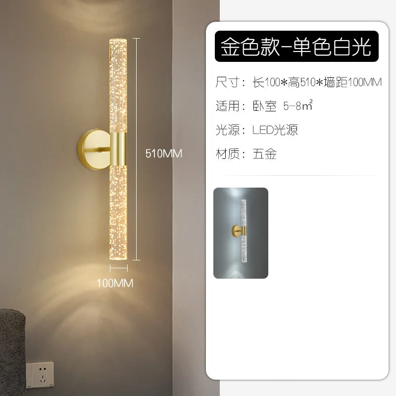 Applique Murale Cristal LED Haut/Bas - vue 9 sur 10