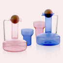 Bouilloire verre style nordique 1500ml avec tasses