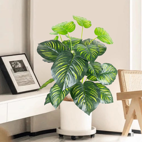 grande plante tropicale fausse feuille de bananier pour décoration intérieure et extérieure - vue 3 sur 8