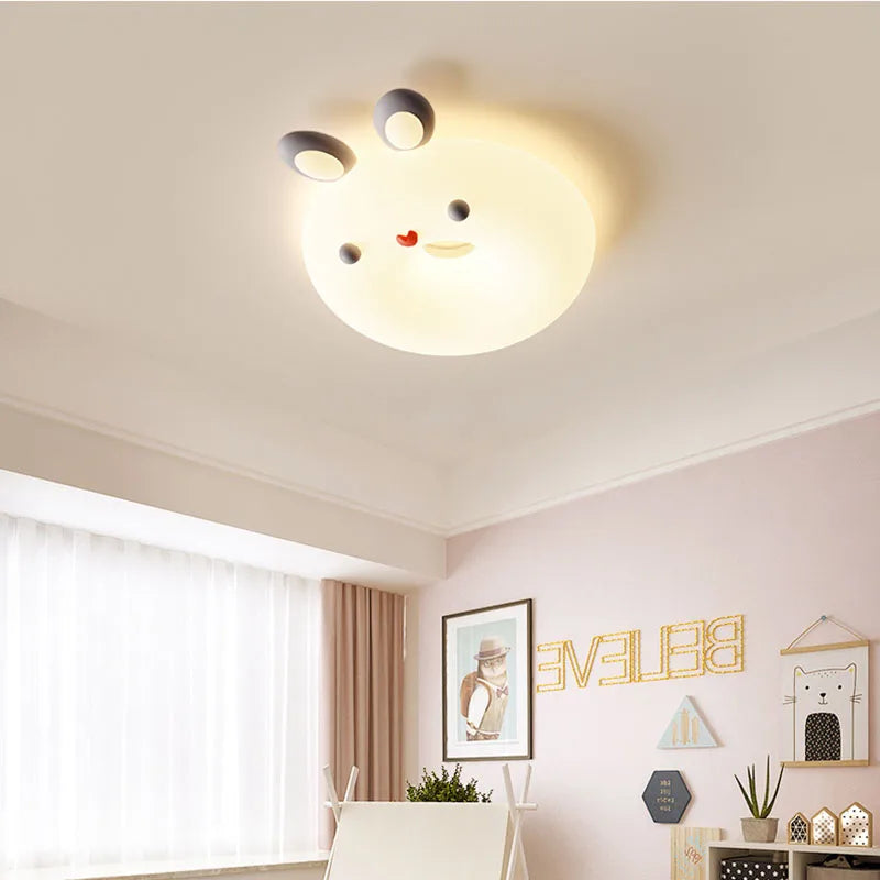 plafonnier led chat mignon pour chambre d'enfant prince et princesse - vue 2 sur 13