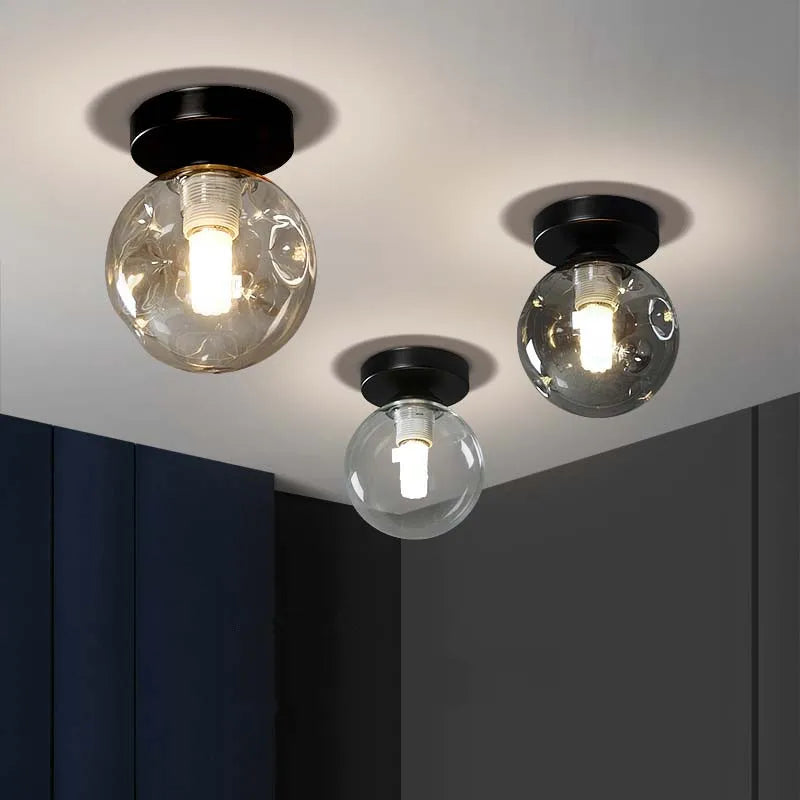 Modern minimalist kitchen, family, bedroom, dining-room, droplight attic luxury glass bubbles molecular droplight - vue 5 sur 9