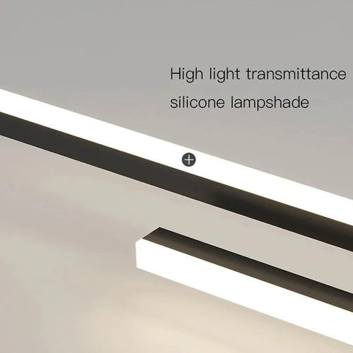 plafonnier design moderne en fer noir pour intérieur - vue 6 sur 14