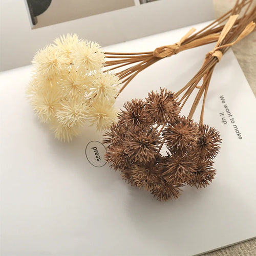 lot de 12 boules de pissenlit artificielles pour décoration et cadeaux - vue 2 sur 8