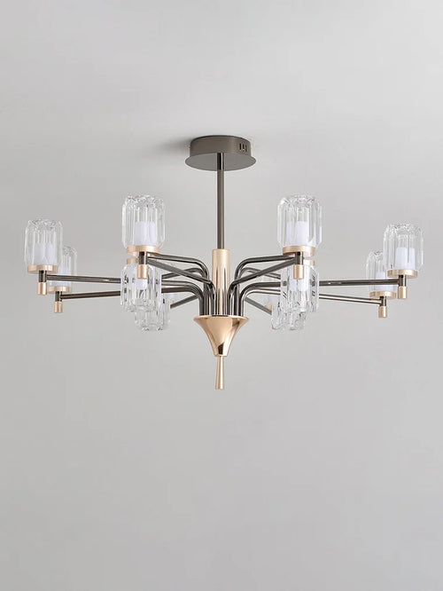 lustre moderne éclairage intérieur suspension design élégant - vue 6 sur 9