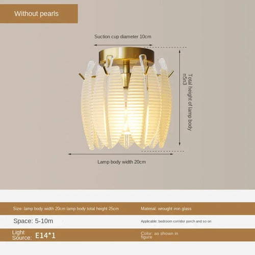lustre léger en verre cristal pour éclairage moderne - vue 26 sur 30