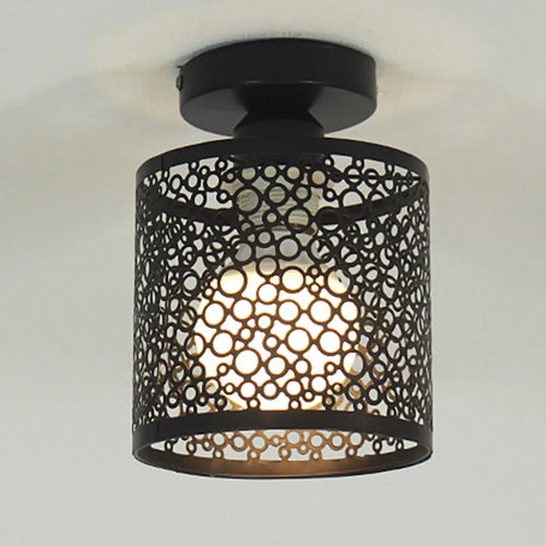 lustre suspendu en métal style rétro edison moderne - vue 8 sur 7