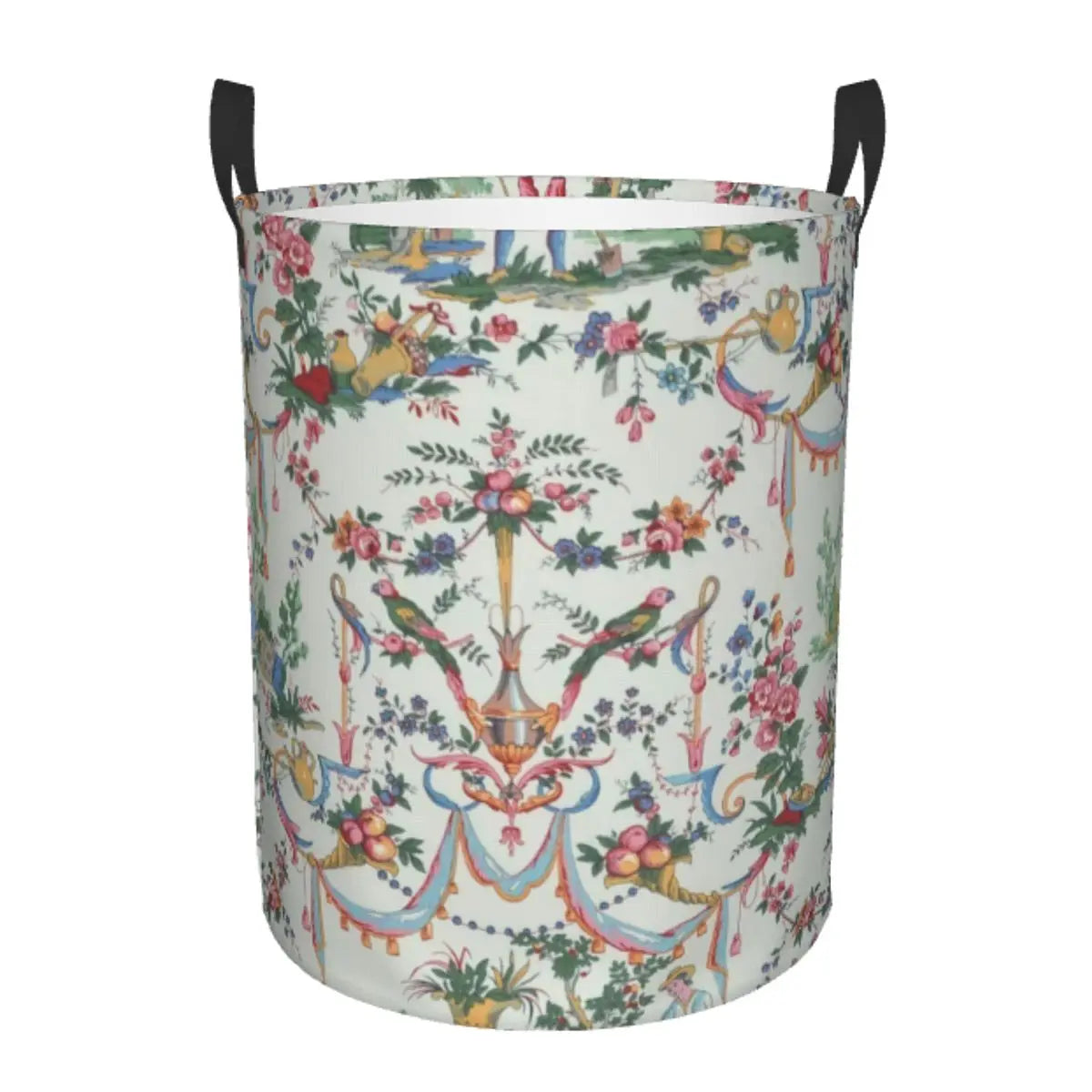 panier à linge pliable personnalisé classique en toile de jouy pour jouets - vue 11 sur 29