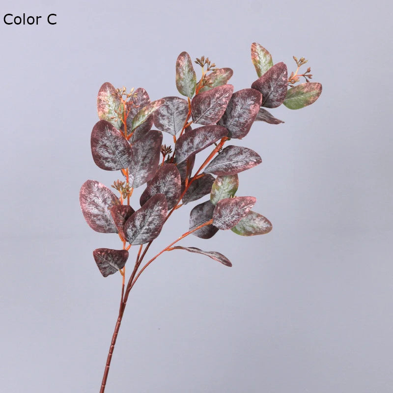 feuilles d eucalyptus décoratives avec fruits pour intérieur - vue 5 sur 7