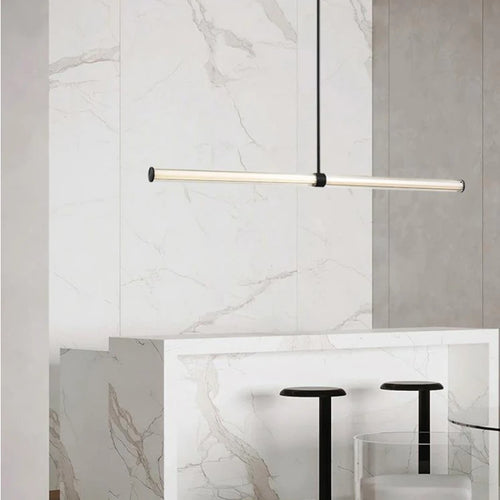 plafonnier moderne en verre pour bar et restaurant minimaliste - vue 4 sur 9