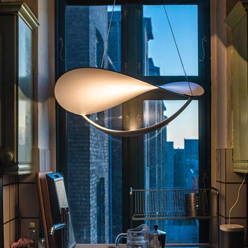 Lustre led en métal design italien moderne décorative - vue 3 sur 8