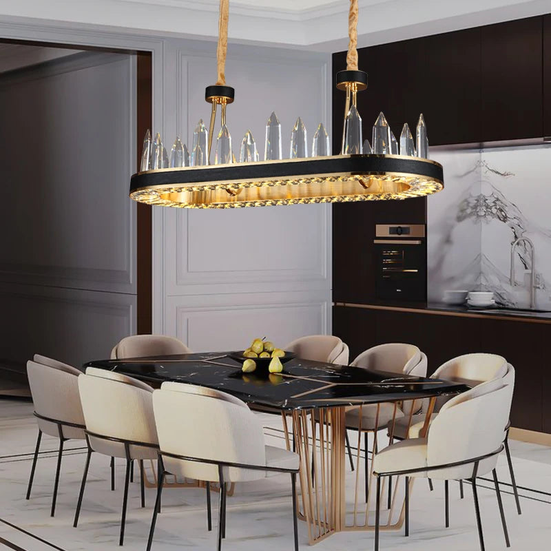 suspension en cristal transparent pour une décoration moderne - vue 5 sur 11
