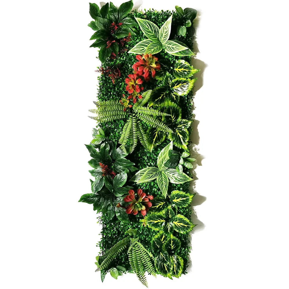 décoration murale artificielle herbe chlorophytum pour jardin et événements - vue 21 sur 23
