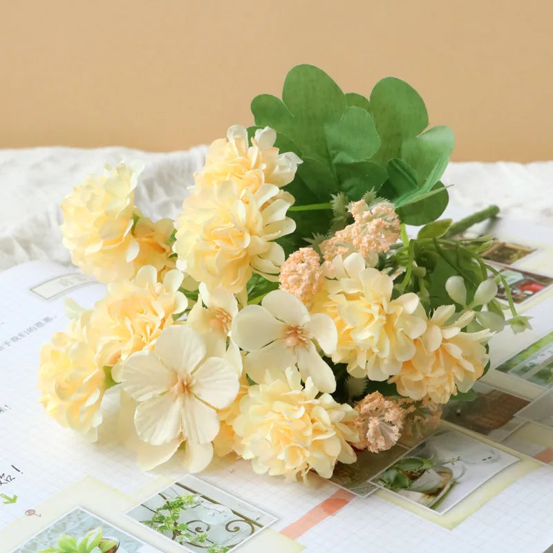 fleurs artificielles en soie pour mariage et décoration de jardin - vue 1 sur 8