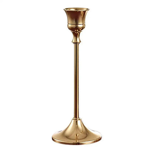 kit de bougeoirs en laiton doré pour décorations festives - vue 18 sur 26