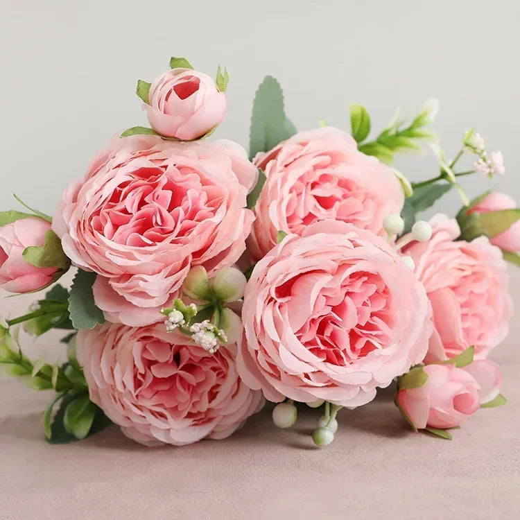 petit bouquet de fleurs artificielles pour décorations printanières et festives - vue 28 sur 34