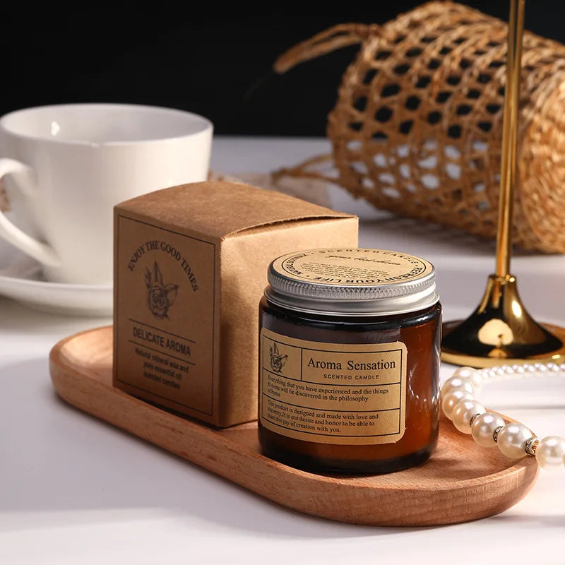 bougie parfumée en cire de soja pour mariage et fête - vue 4 sur 17