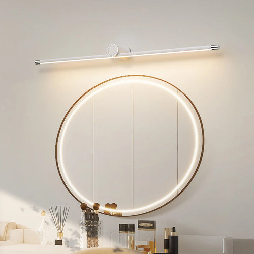 miroir moderne avec lumières led pour maquillage et décoration intérieure - vue 6 sur 12