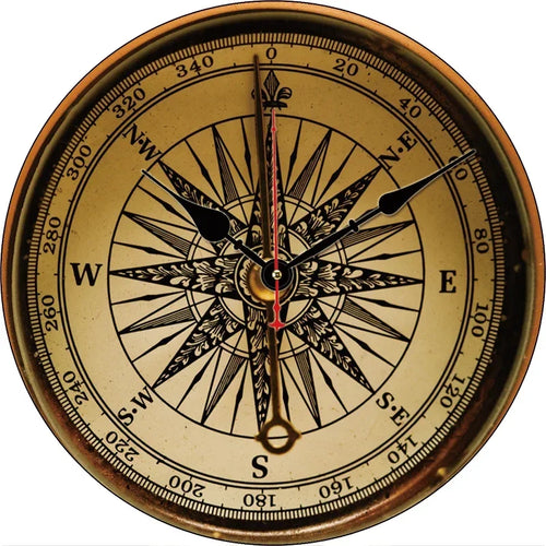 horloge murale rétro silencieuse pour décoration intérieure moderne - vue 18 sur 19