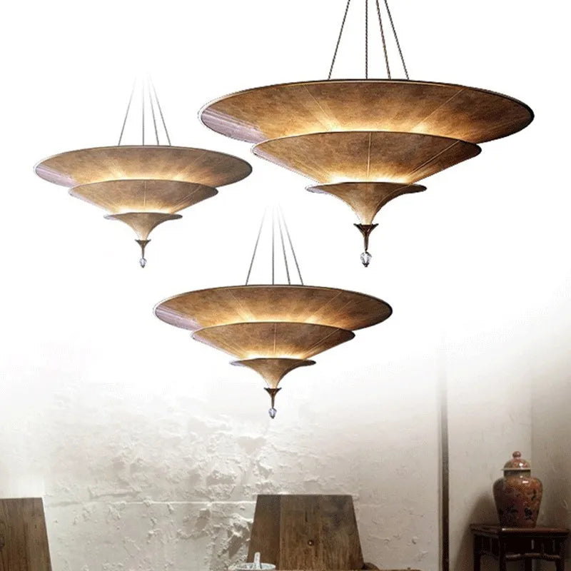 lustre bouddhiste asiatique pour décoration d'intérieur élégant - vue 3 sur 8