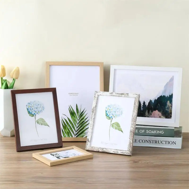 cadre photo en bois à suspendre pour décoratif - vue 3 sur 8
