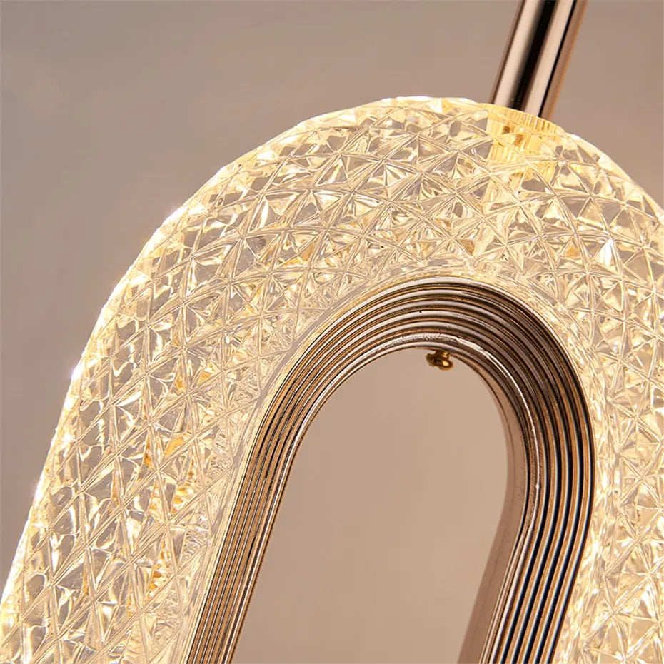 suspension à led moderne pour éclairage intérieur décoratif - vue 6 sur 8