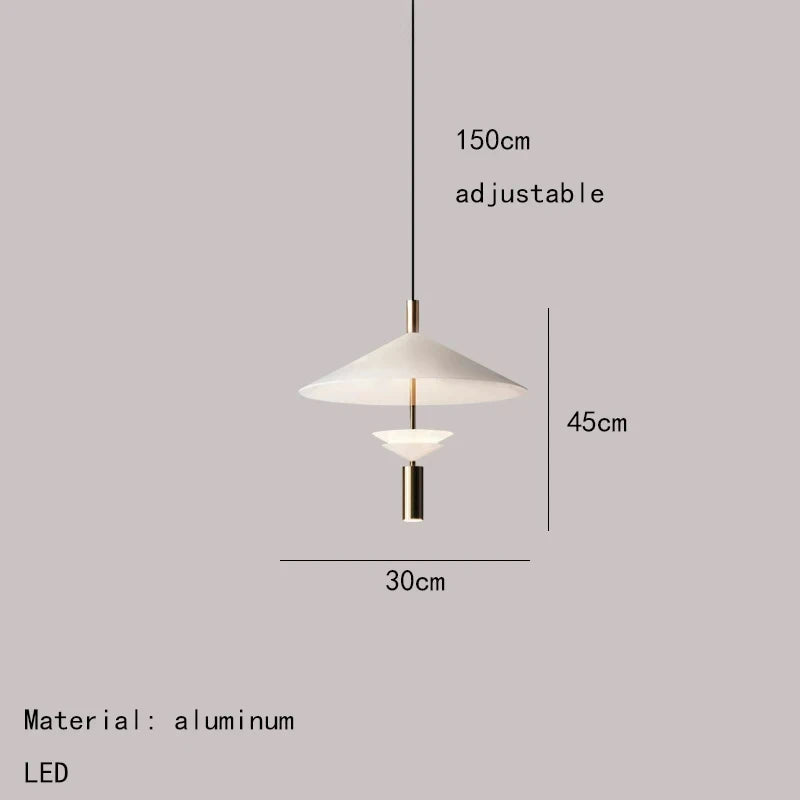 suspension en métal pour intérieur moderne avec lumière douce - vue 11 sur 14