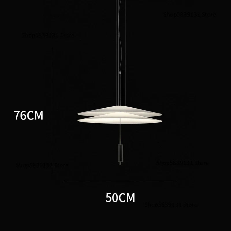 suspension modernes en acrylique de styliste nordique
