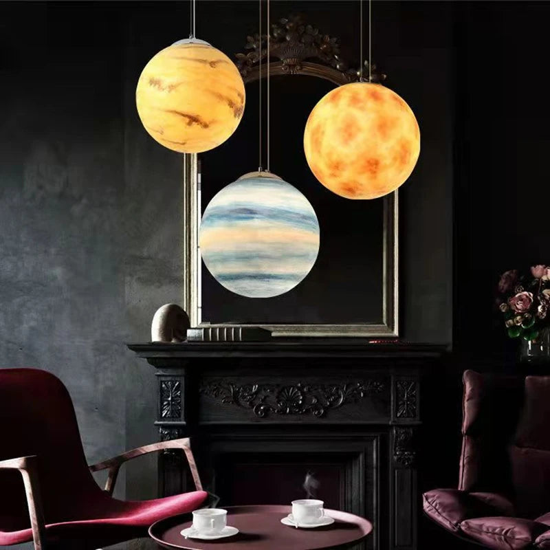 lampe décorative planètes lune soleil mars et autres - vue 10 sur 14